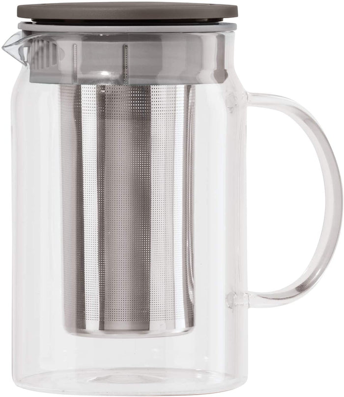 Tetera de vidrio con infusor interno 27 oz